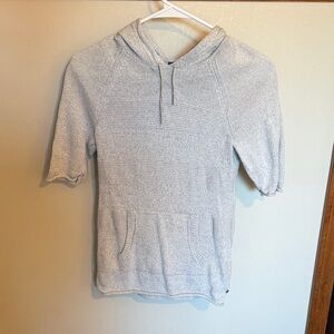 Eddie Bauer Heather Gray Knit Hoodie